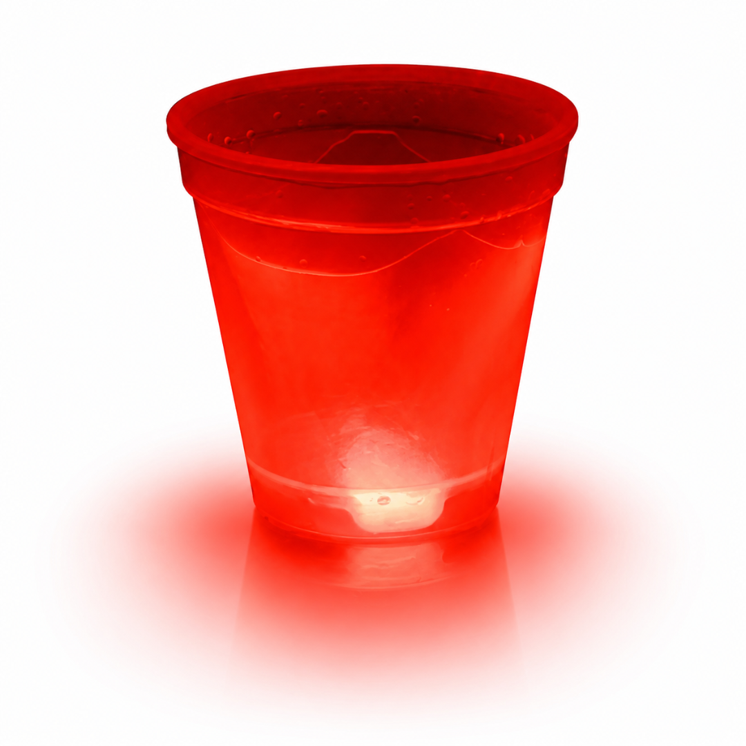 Knicklichtbecher Rot 250 ml