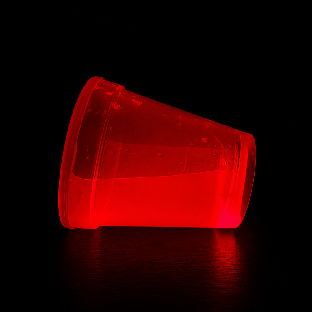 Knicklichtbecher Rot 250 ml