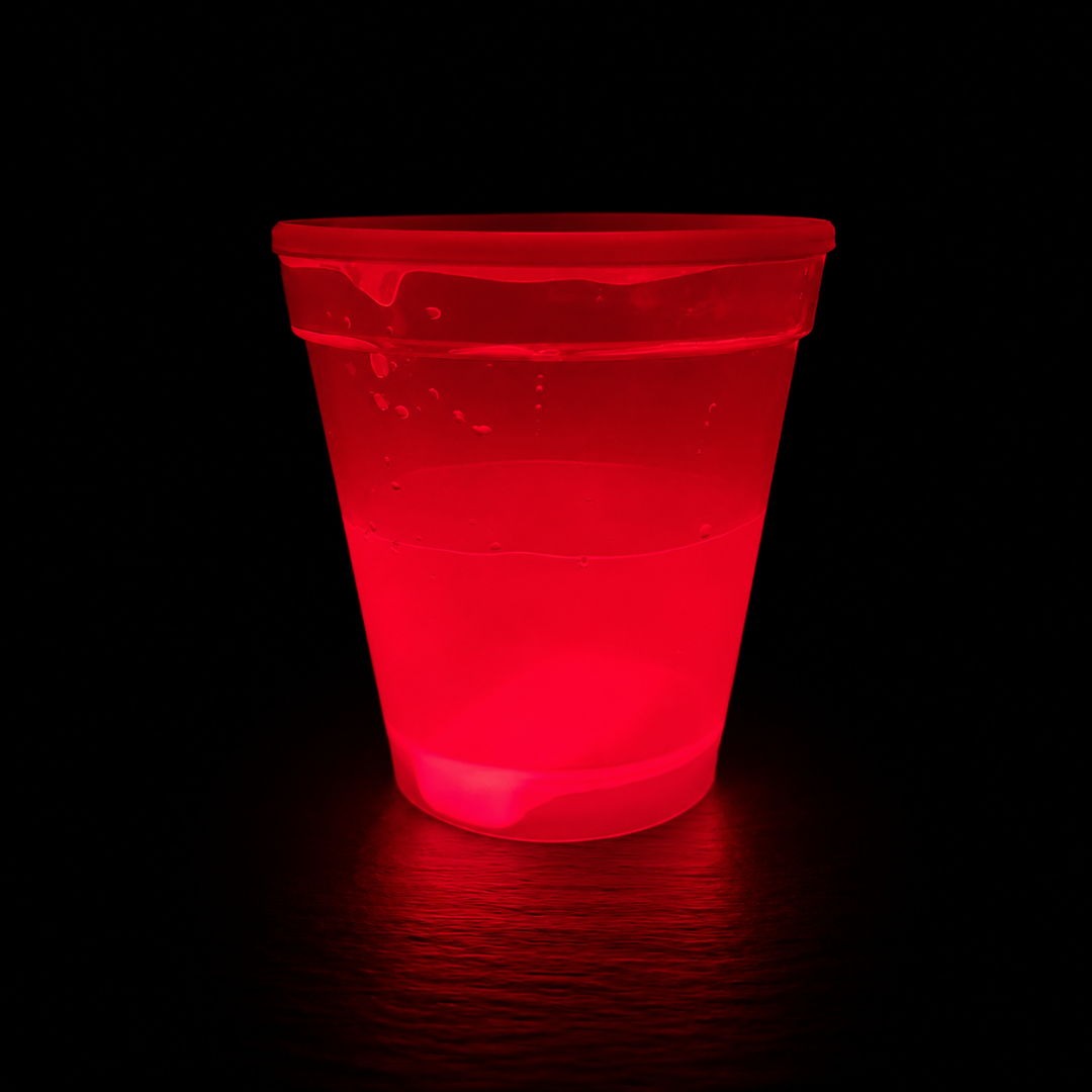 Knicklichtbecher Rot 250 ml