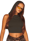 Kapuzen Crop-Tanktop - FestivalStuff