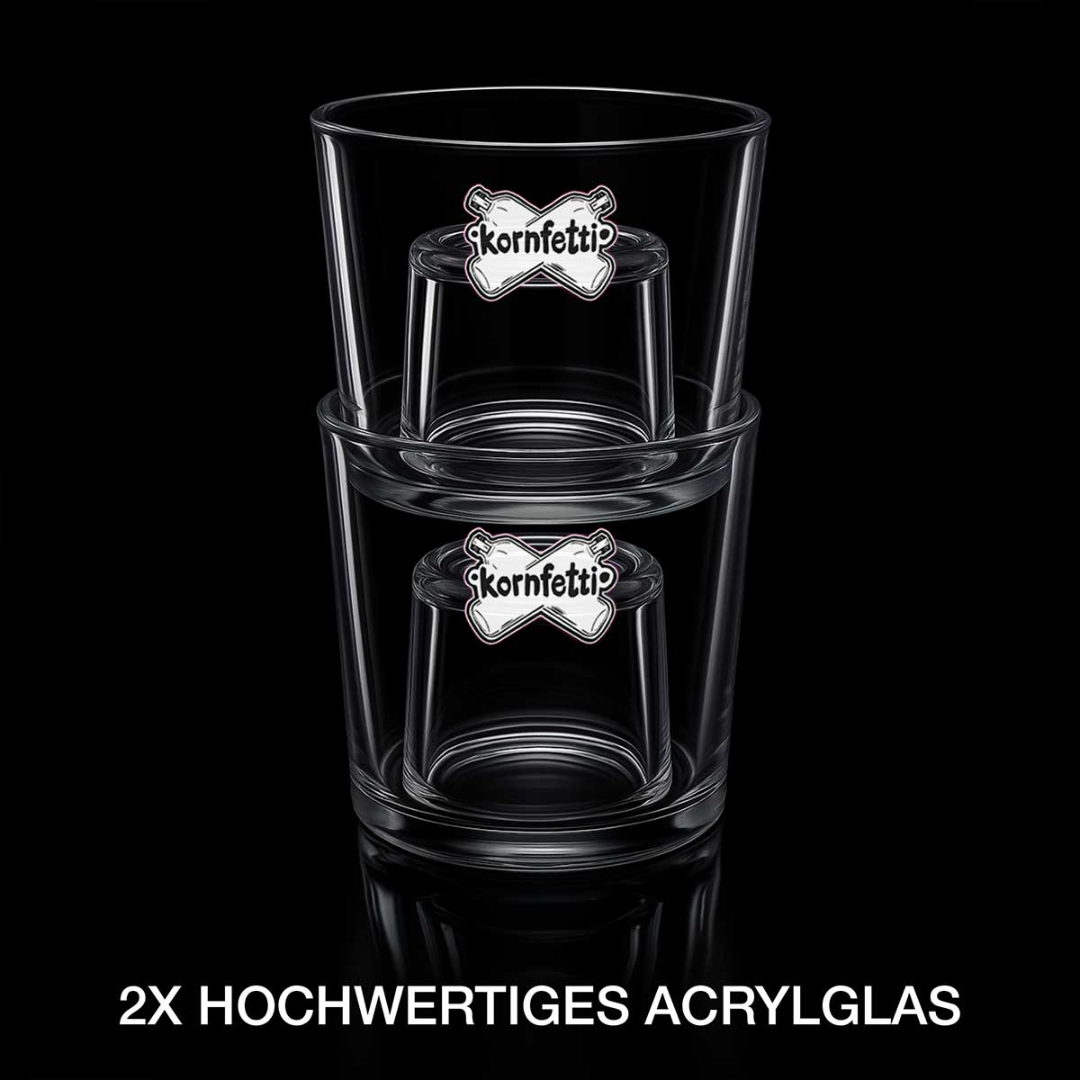 Kornfetti Himmi Bomb Set – Himmi, Prosecco & 2 Bomb Gläser