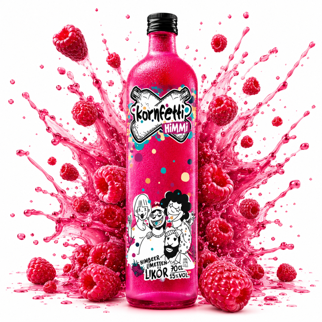 Kornfetti Himmi Shot 0,7 l – Himbeer-Limette Shot