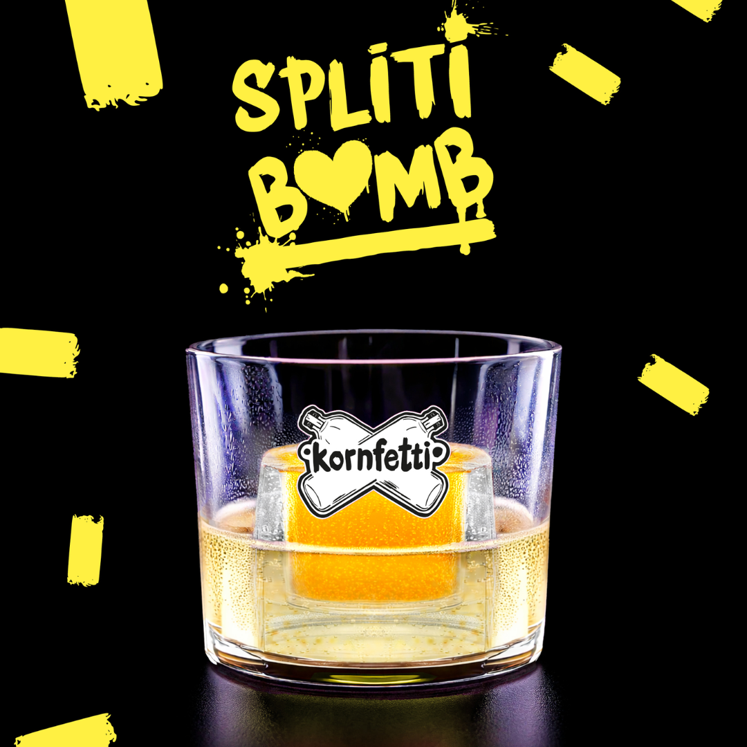 Kornfetti Spliti Bomb Set – Spliti, Prosecco & 2 Bomb Gläser
