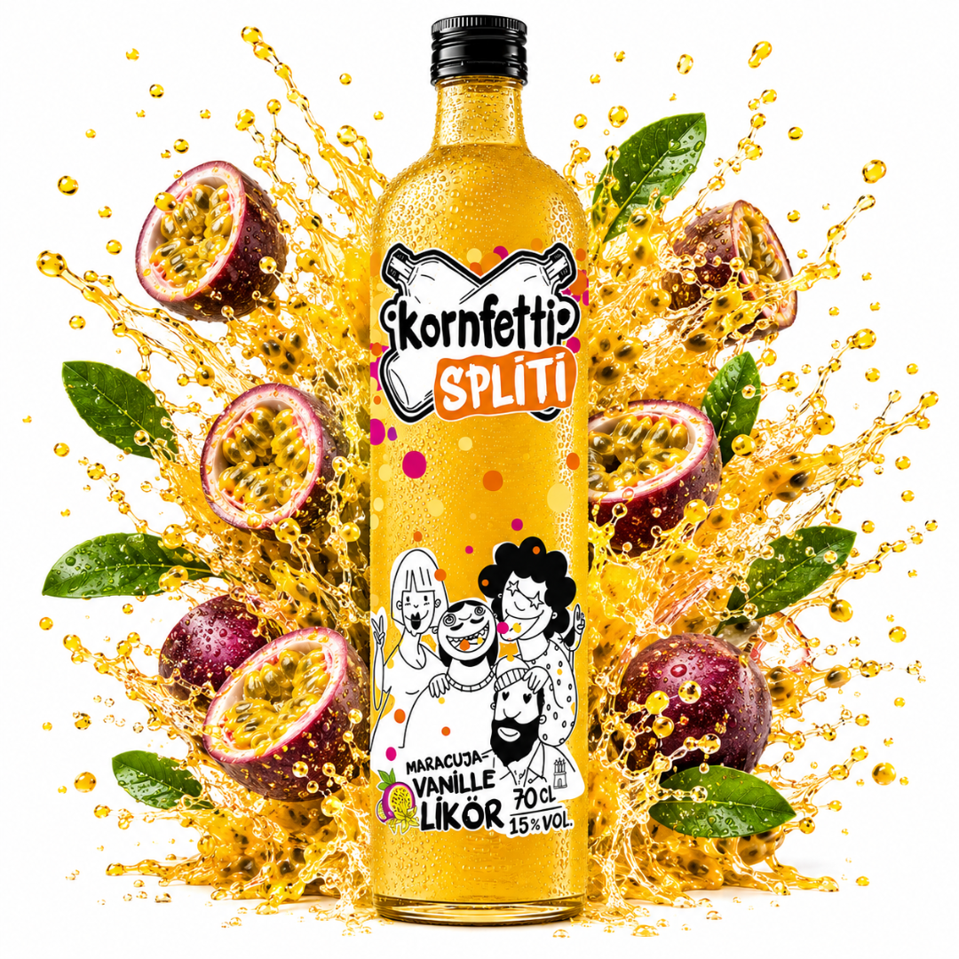 Kornfetti Spliti Shot 0,7 l – Maracuja-Vanille Shot