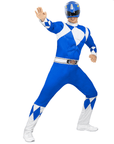 Power Ranger Kostüm Erwachsene blau