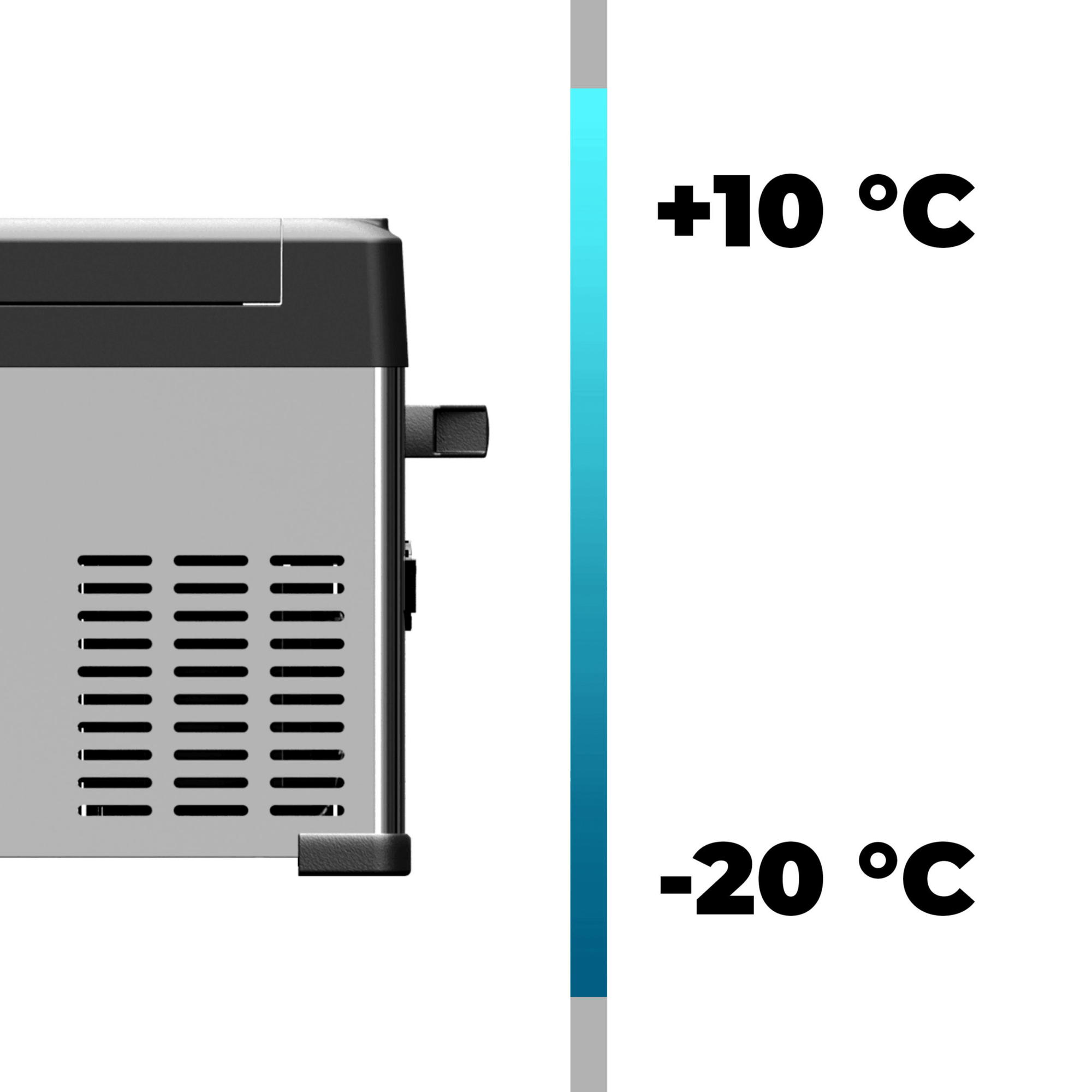 Kühlbox-Kompressor IceCube 25, 12/24/230 V, 25L Akku - FestivalStuff