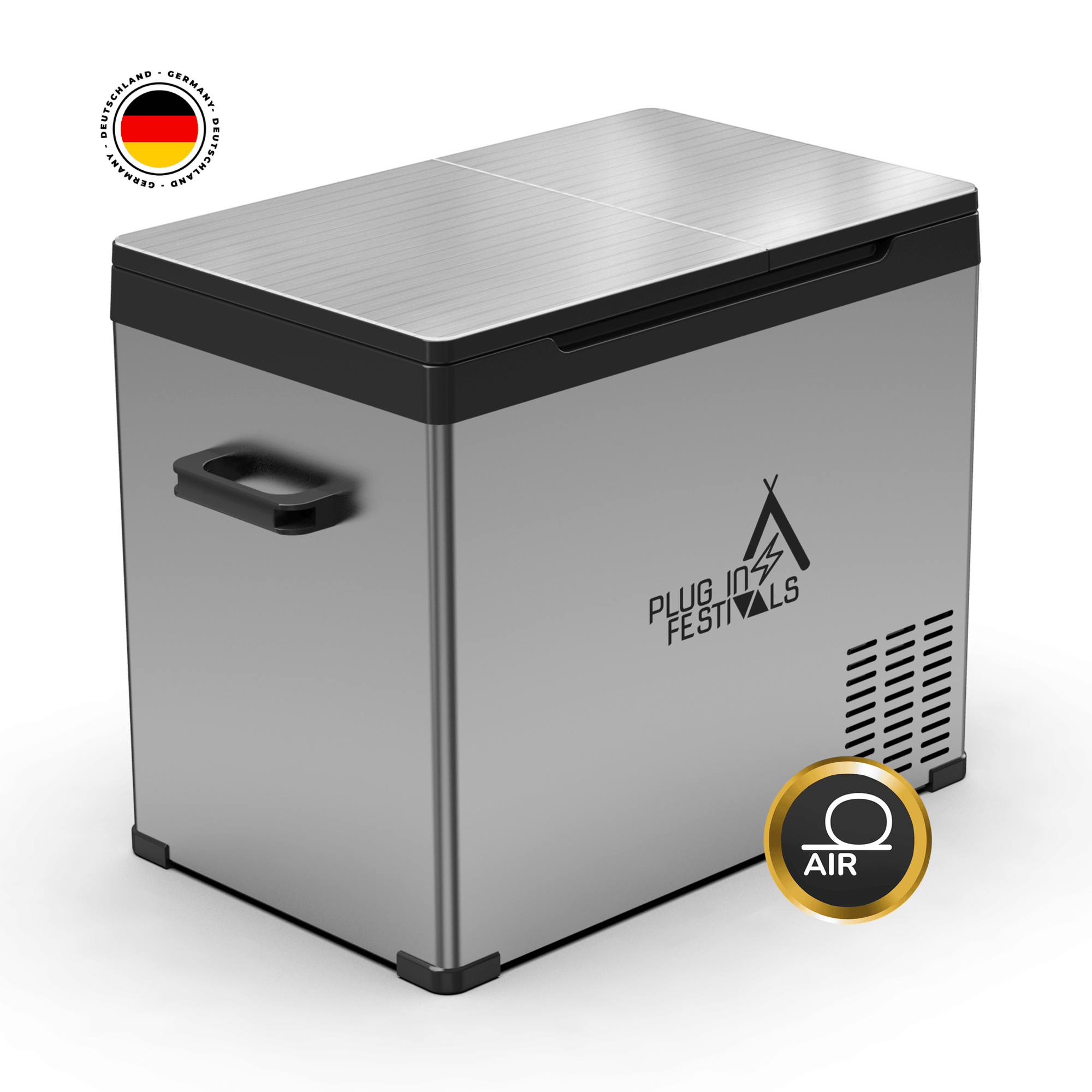 Kühlbox-Kompressor IceCube 55 Dual , 12/24/230 V, 55L Akku - FestivalStuff