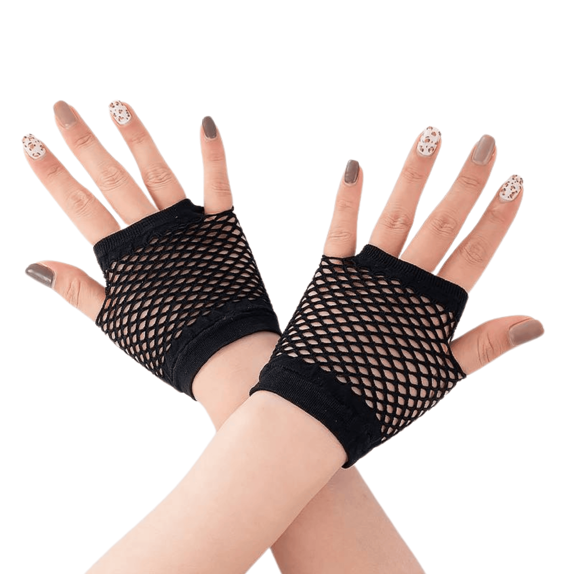 Kurze Netz Handschuhe Fingerlos - FestivalStuff