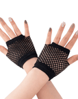 Kurze Netz Handschuhe Fingerlos - FestivalStuff