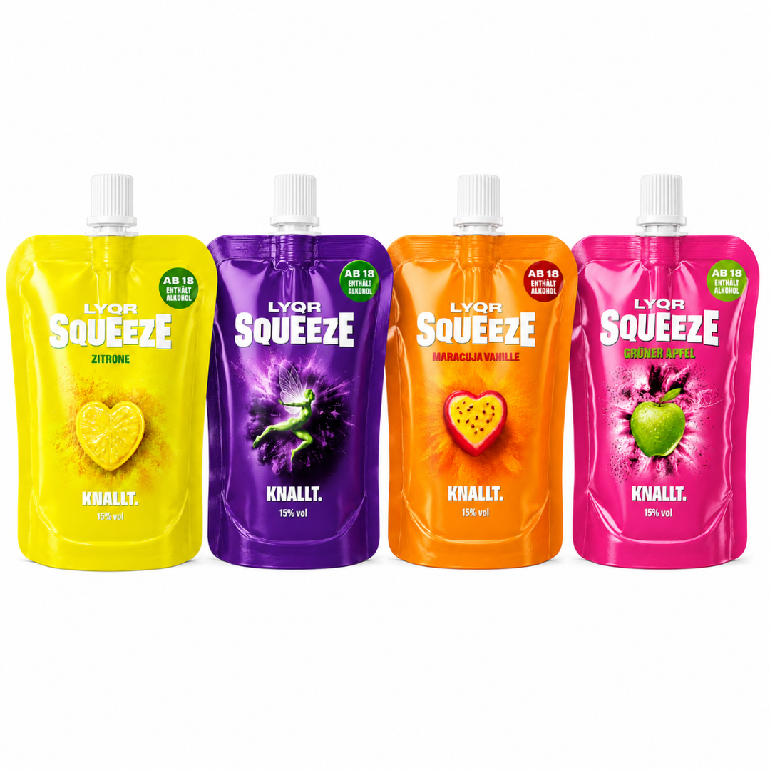 LYQR SQUEEZE Mix Set – 4 Sorten Festival Shots