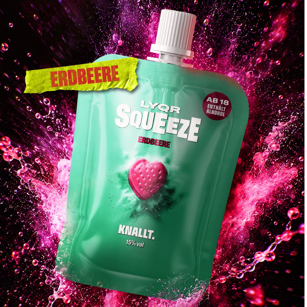 LYQR SQUEEZE Erdbeere 30ml – Festival Shot