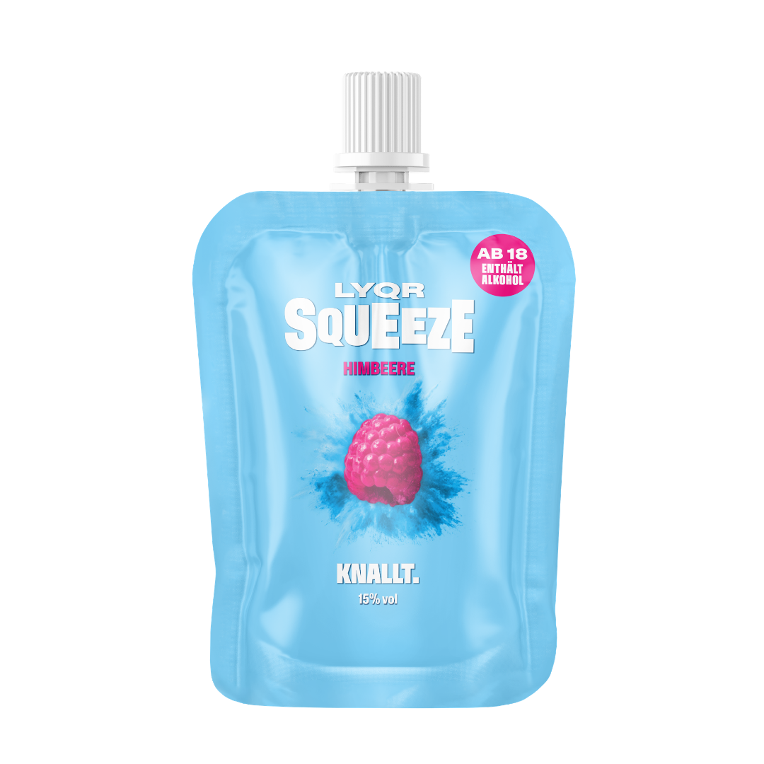 LYQR SQUEEZE Himbeere 30ml – Festival Shot