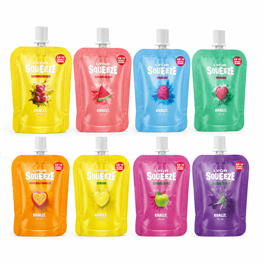 LYQR SQUEEZE Mix Set 8er – Festival Shots 8 Sorten