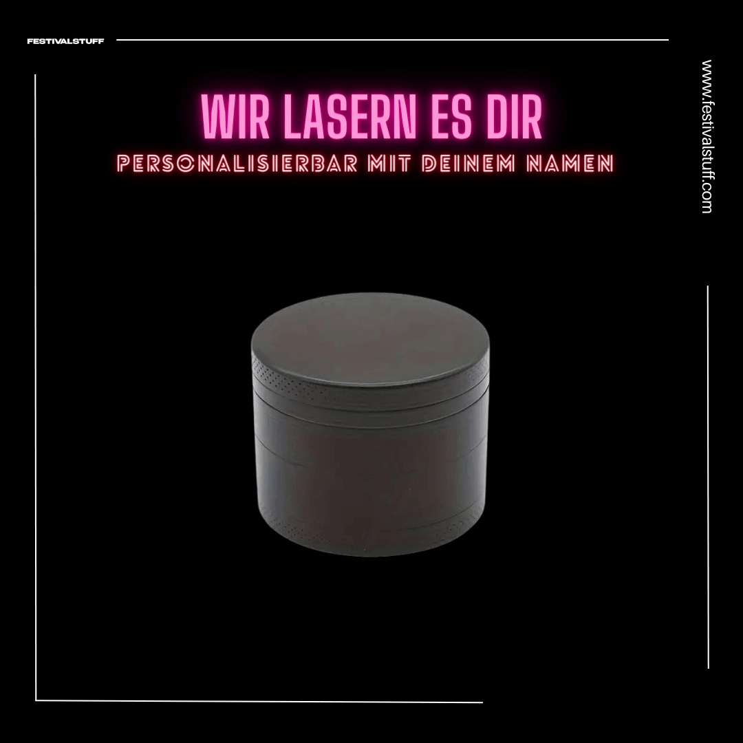 Grinder mit deinem Namen - FestivalStuff