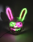 X leuchtende Maske Hase