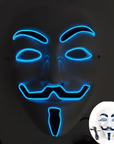 X leuchtende Maske V Vendetta