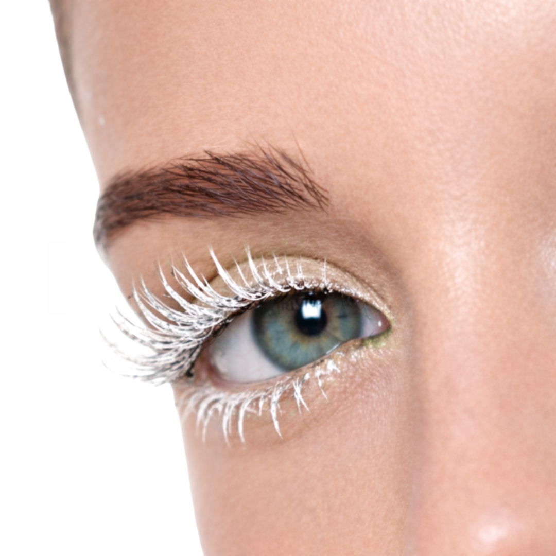 Mascara farbig Weiß