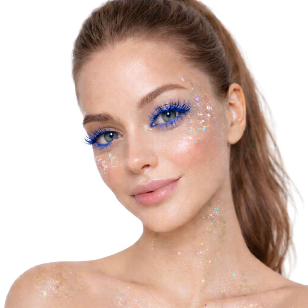 Mascara farbig Blau