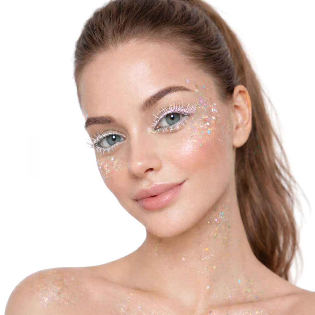 Mascara farbig Weiß