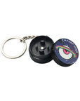 Mini Grinder 30mm mit Schlüsselanhänger Space Eye