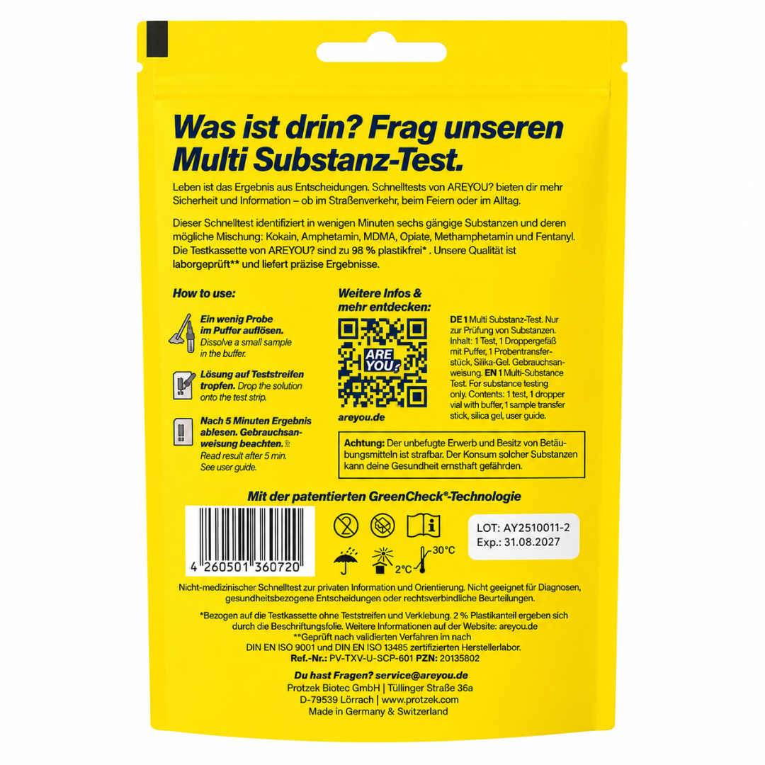 Multi Drogentest Urin – 6 Substanzen
