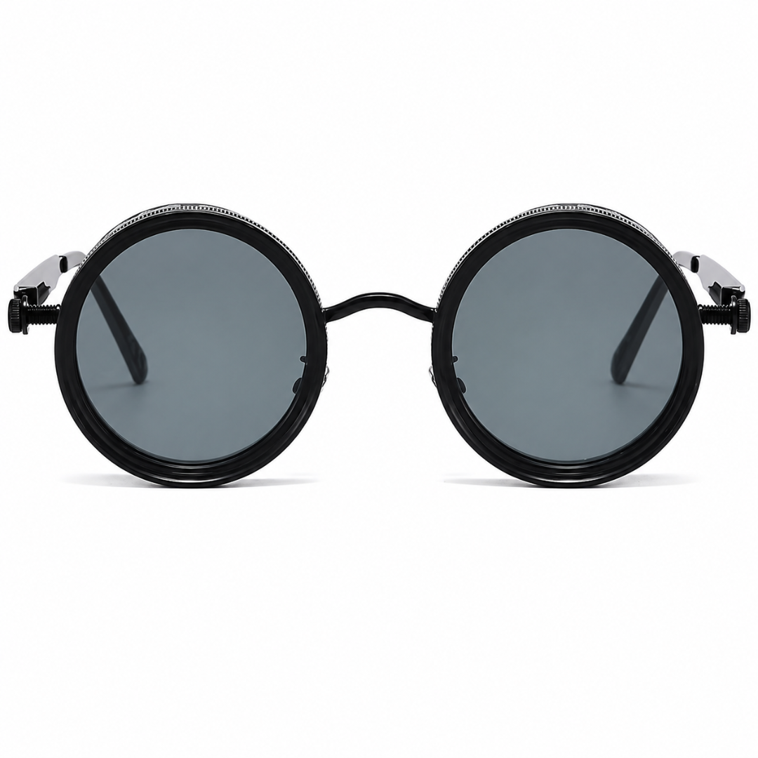 Steampunk ND Sonnenbrille Schwarz – Verstellbare Sonnenbrille UV400