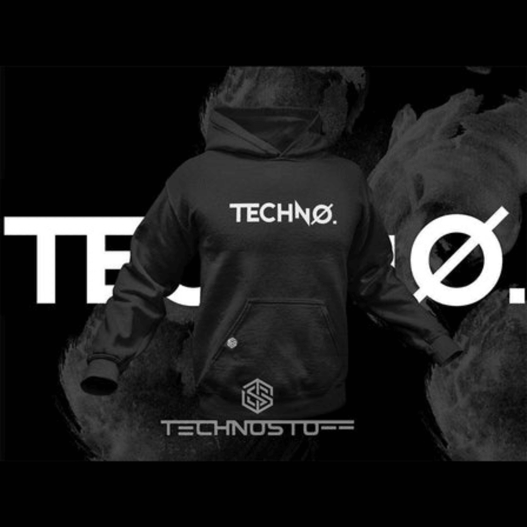 Techno Triangle Premium Hoodie - FestivalStuff