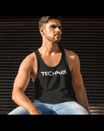 'New Techno' Tank Top (schwarz) - FestivalStuff