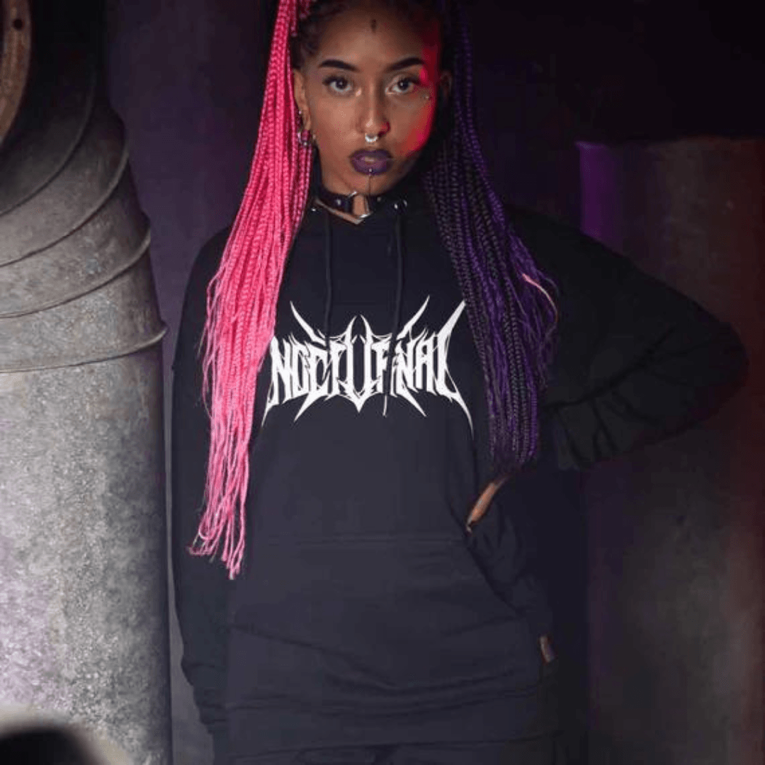 Nocturnal Zombie Oversized Hoodie (unisex) - FestivalStuff