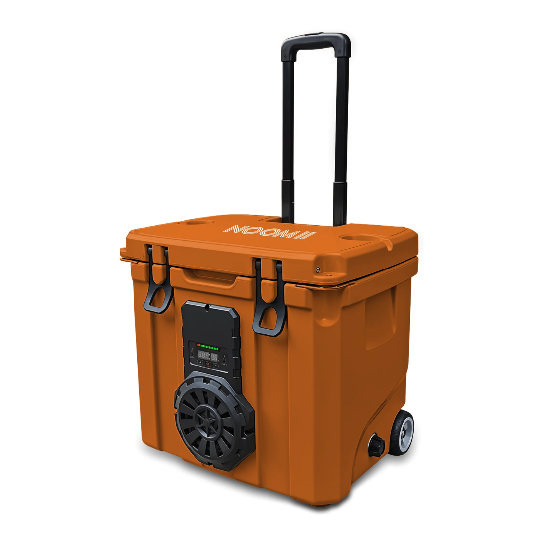 NooMii BeatRoller 35 Orange Kühlbox mit Bluetooth-Lautsprecher