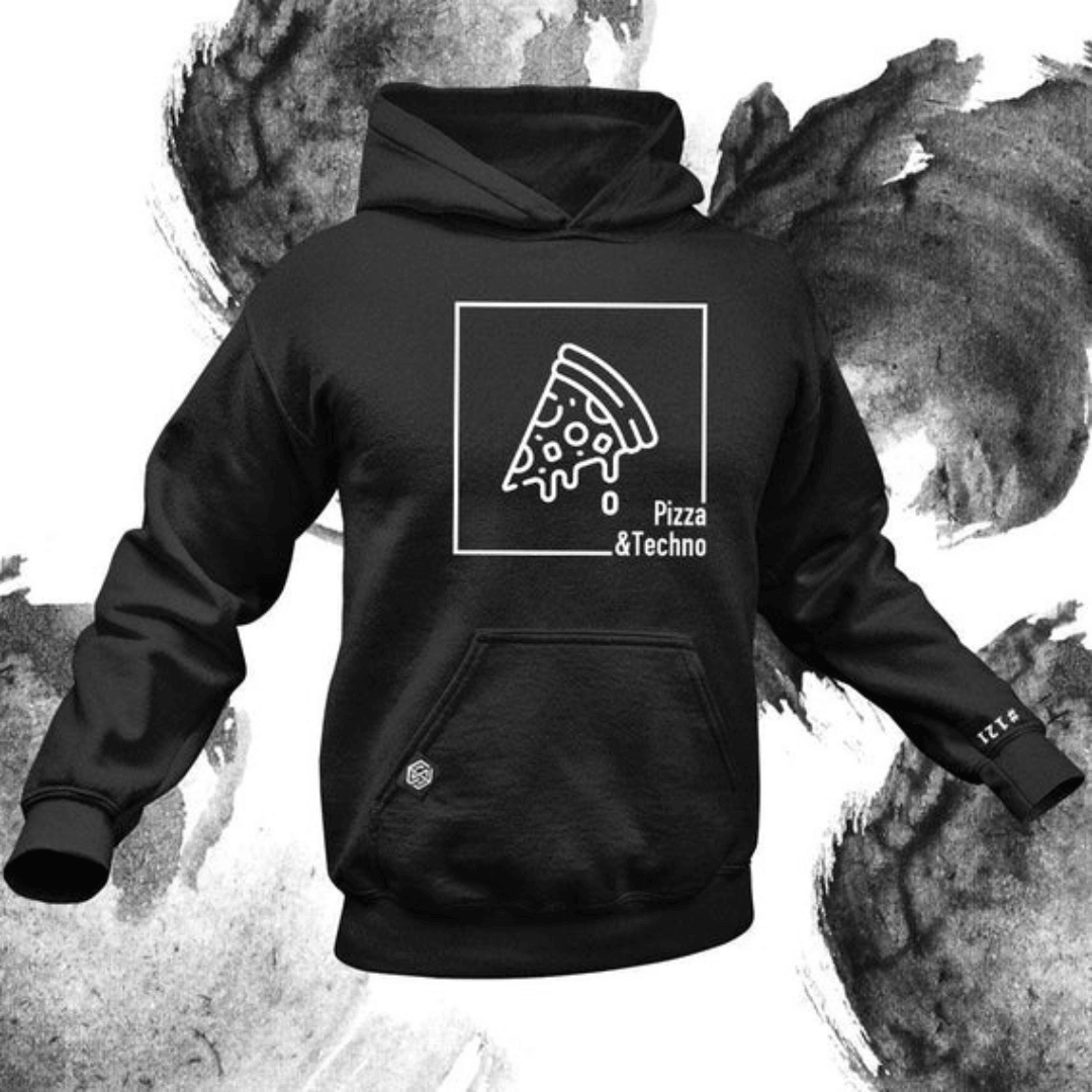 Pizza & Techno Premium Hoodie - FestivalStuff