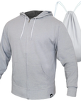 Quikflip Zip Hoodie Hellgrau