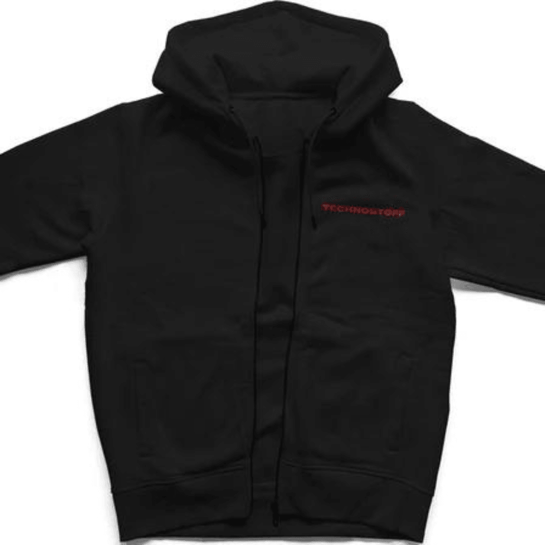 Red Headed Premium Zip Hoodie (schwarz, unisex) - FestivalStuff