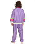 Retro Jogginganzug violett-rosa-grün