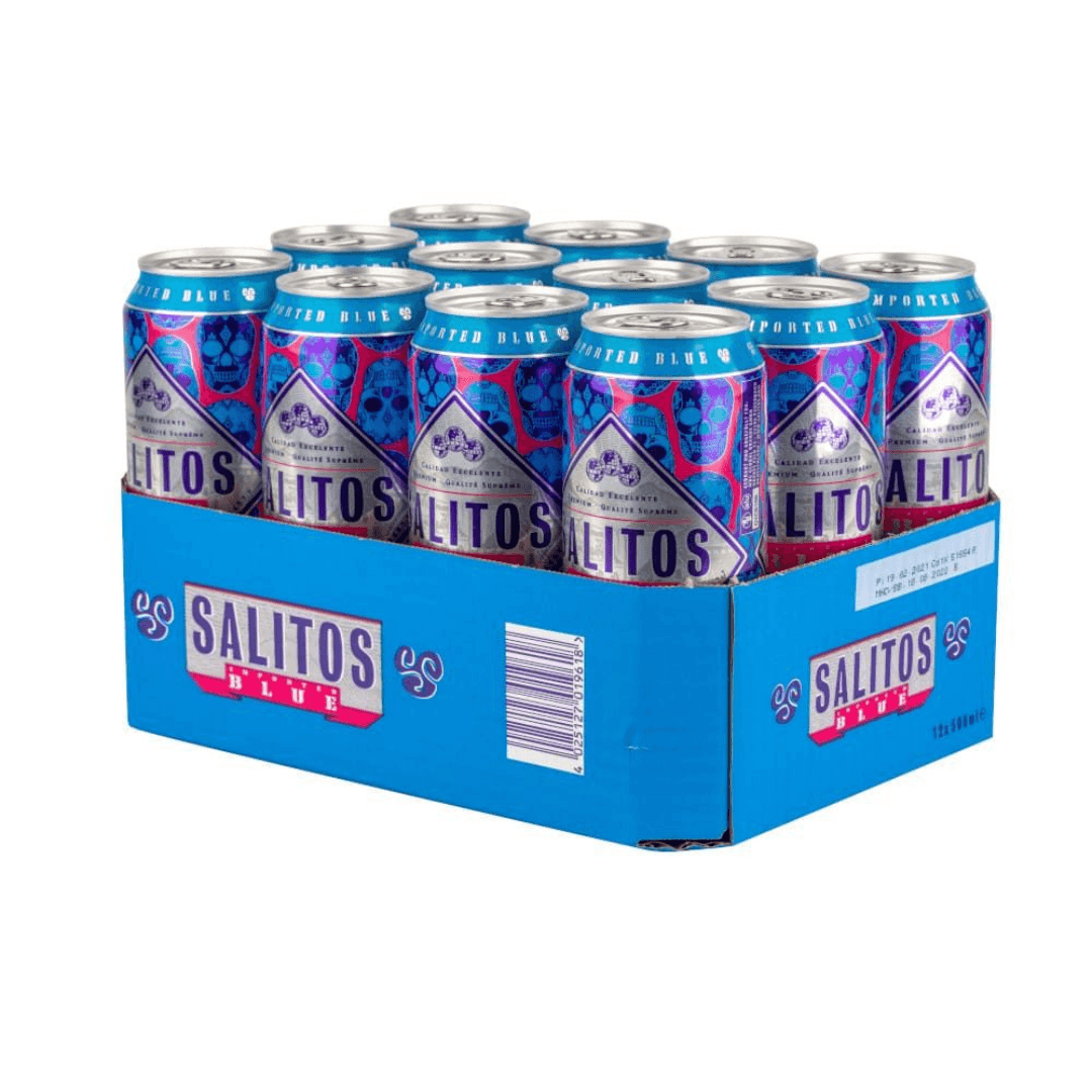 SALITOS Blue Skull Dose 0,5L Set - FestivalStuff