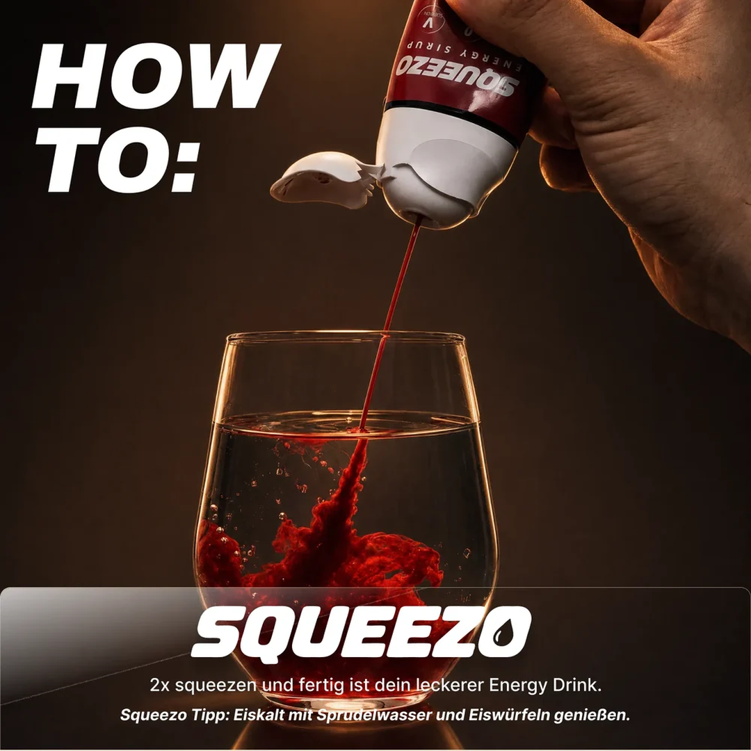 SQUEEZO Cherry Energy Sirup