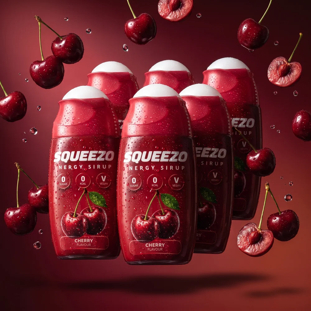 SQUEEZO Cherry Energy Sirup
