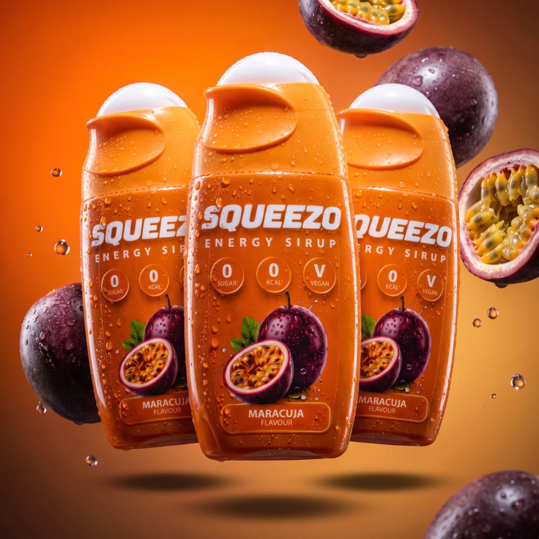 SQUEEZO Maracuja Energy Sirup