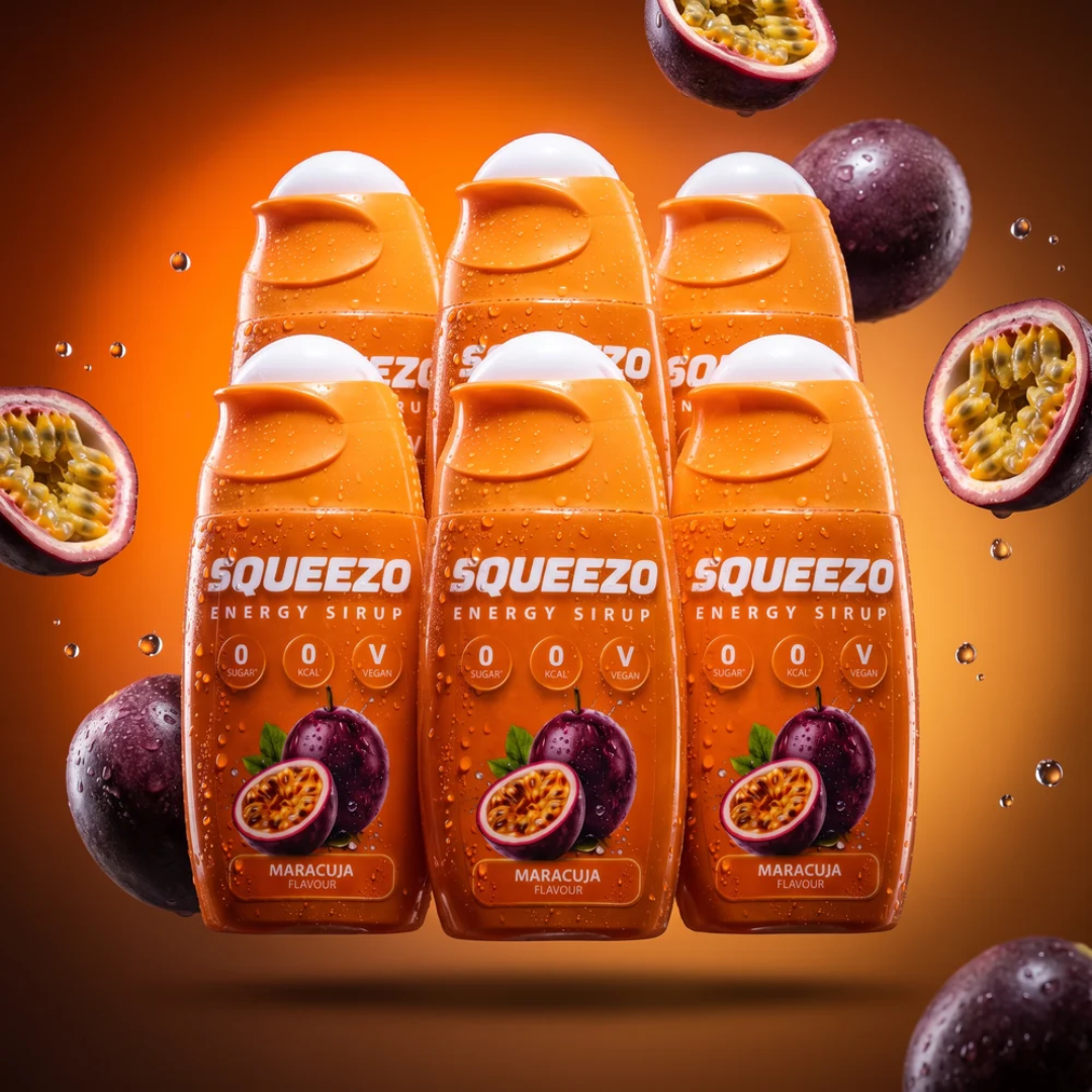 SQUEEZO Maracuja Energy Sirup