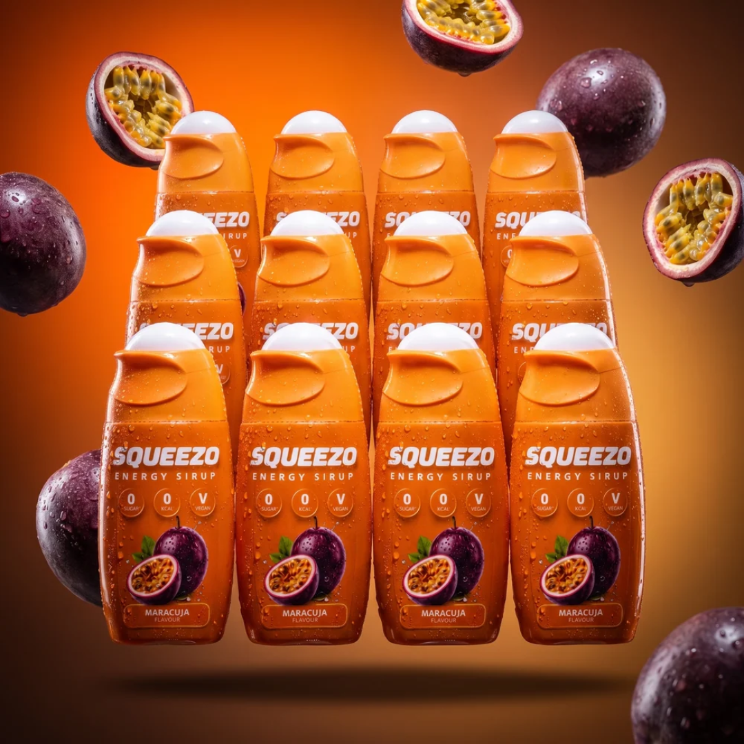 SQUEEZO Maracuja Energy Sirup