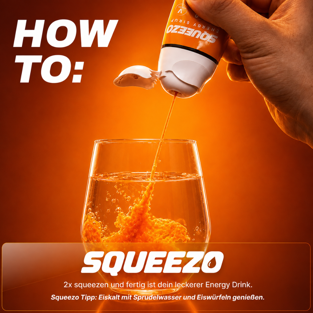 SQUEEZO Maracuja Energy Sirup