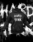 Scratched Hardtekk Premium Hoodie (schwarz) - FestivalStuff