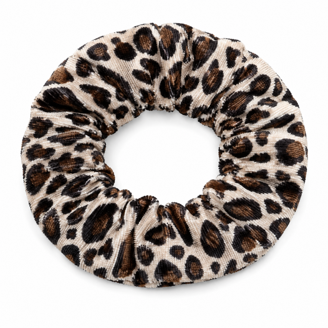 Scrunchie Animal Print mit Geheimfach
