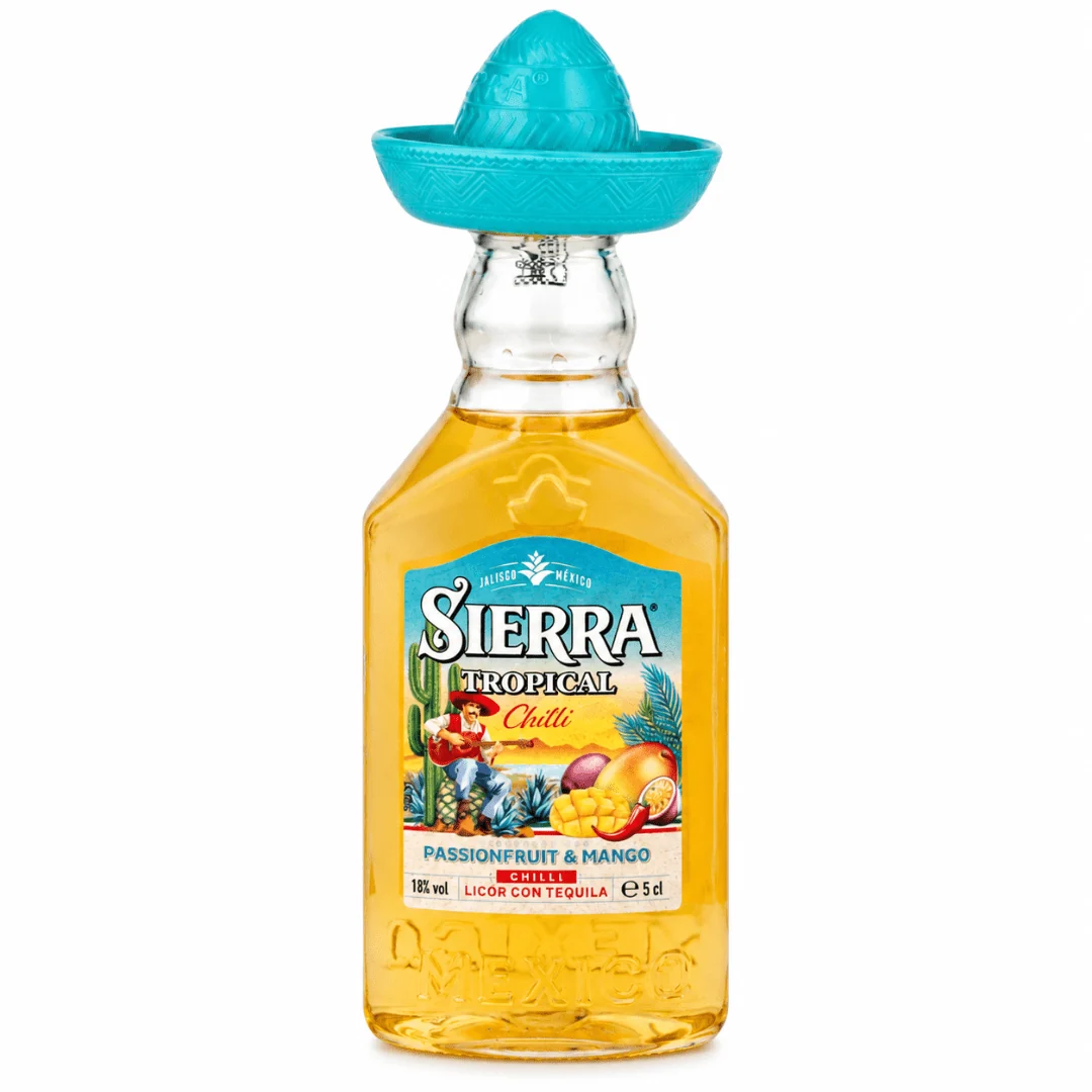 Sierra Tropical Chilli Mini PET 5 cl mit Hut