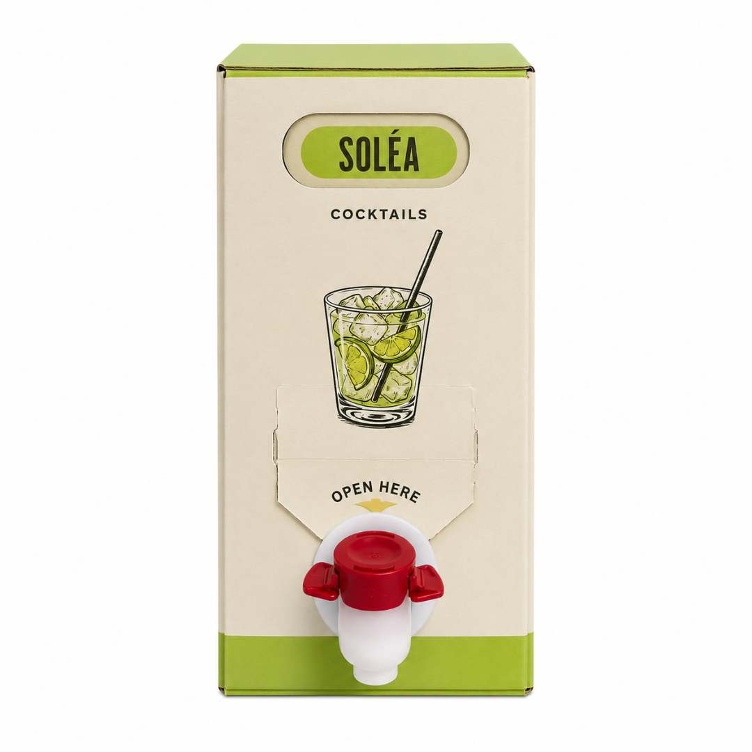 Soléa Caipirinha 1,5 l – Cocktail & Shot mit Zapfhahn