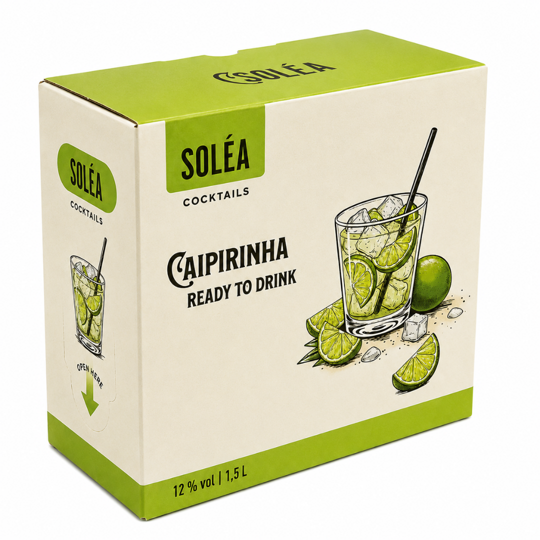 Soléa Caipirinha 1,5 l – Cocktail & Shot mit Zapfhahn
