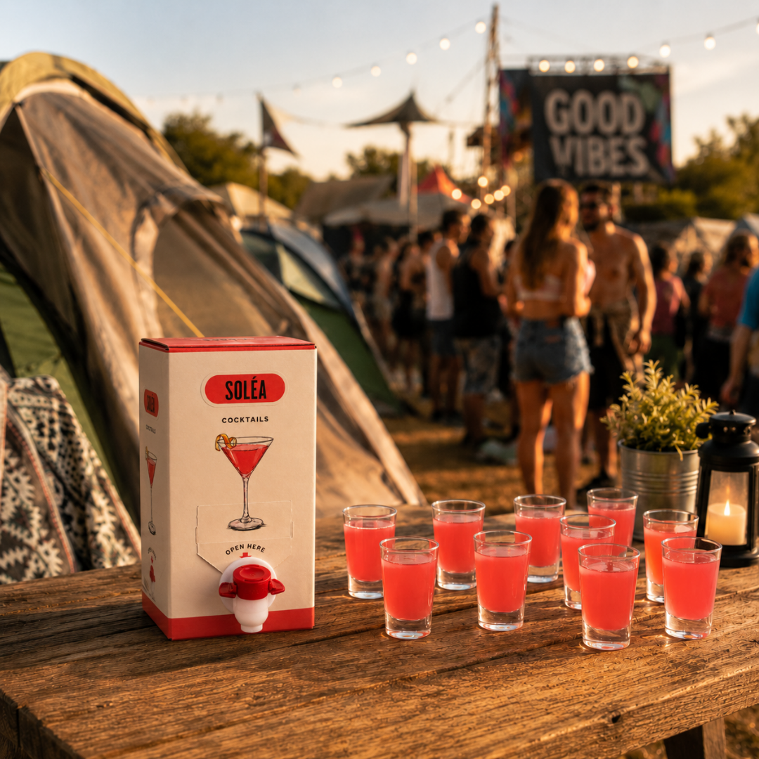 Soléa Cosmopolitan 1,5 l – Cocktail & Shot mit Zapfhahn