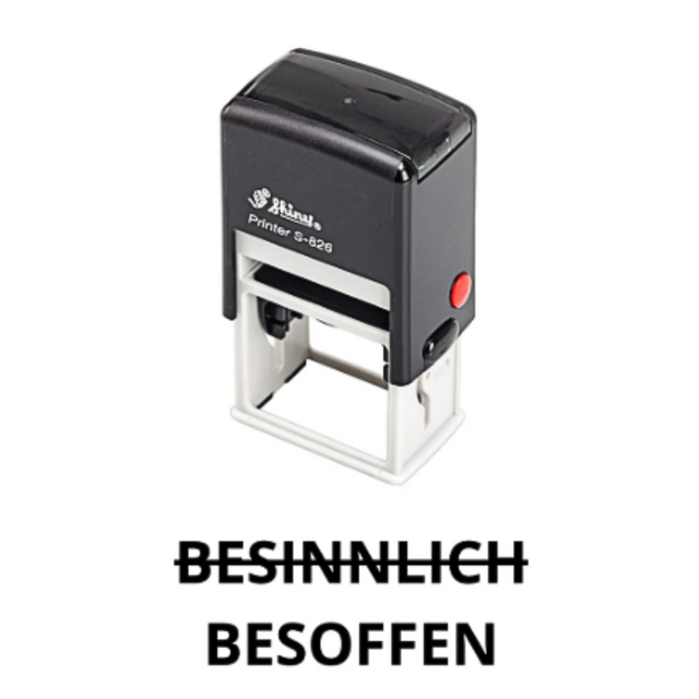 Stempel - BESINNLICH BESOFFEN