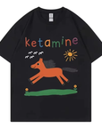 T-Shirt Ketamine Schwarz