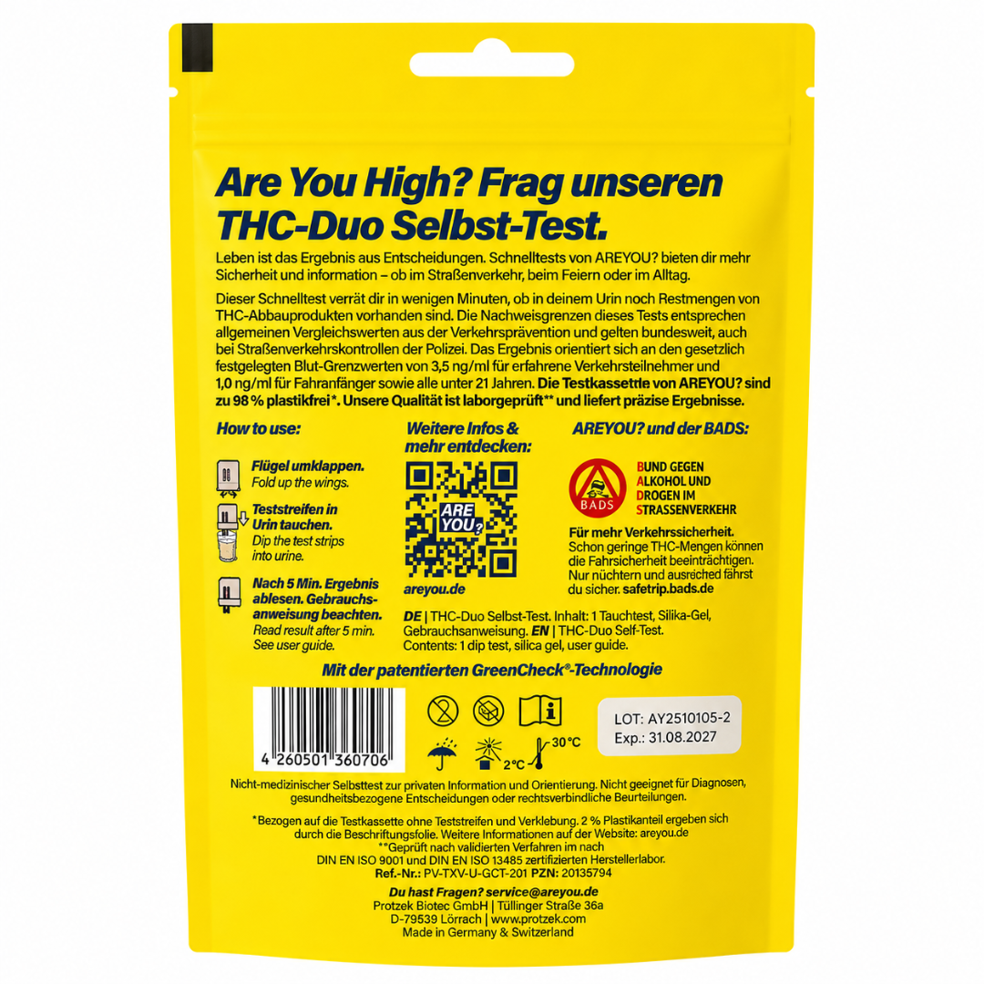 THC-Duo Selbsttest Urin